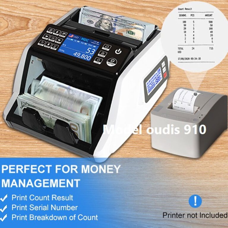 MÁY KIỂM ĐẾM TIỀN THẾ HỆ MỚI OUDIS 910 NEW