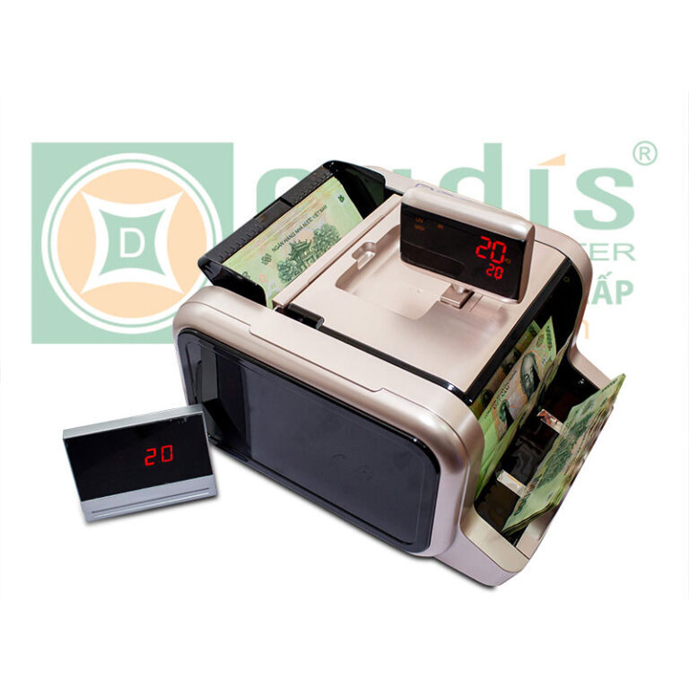 Máy đếm tiền Oudis 5200C Mành số lớn