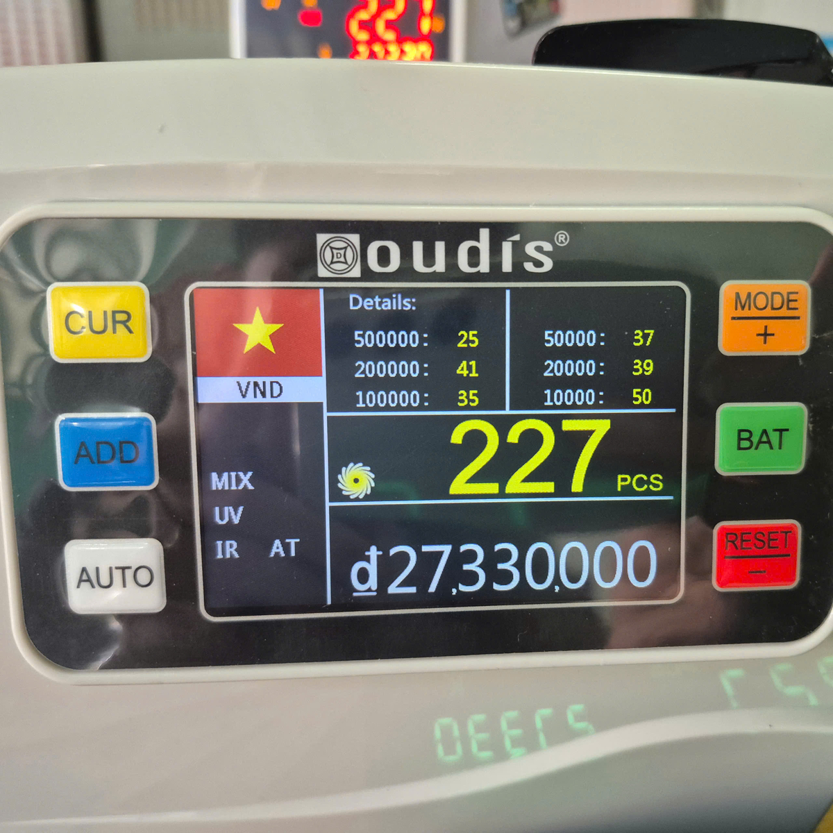 Máy đếm tiền Oudis 9900new