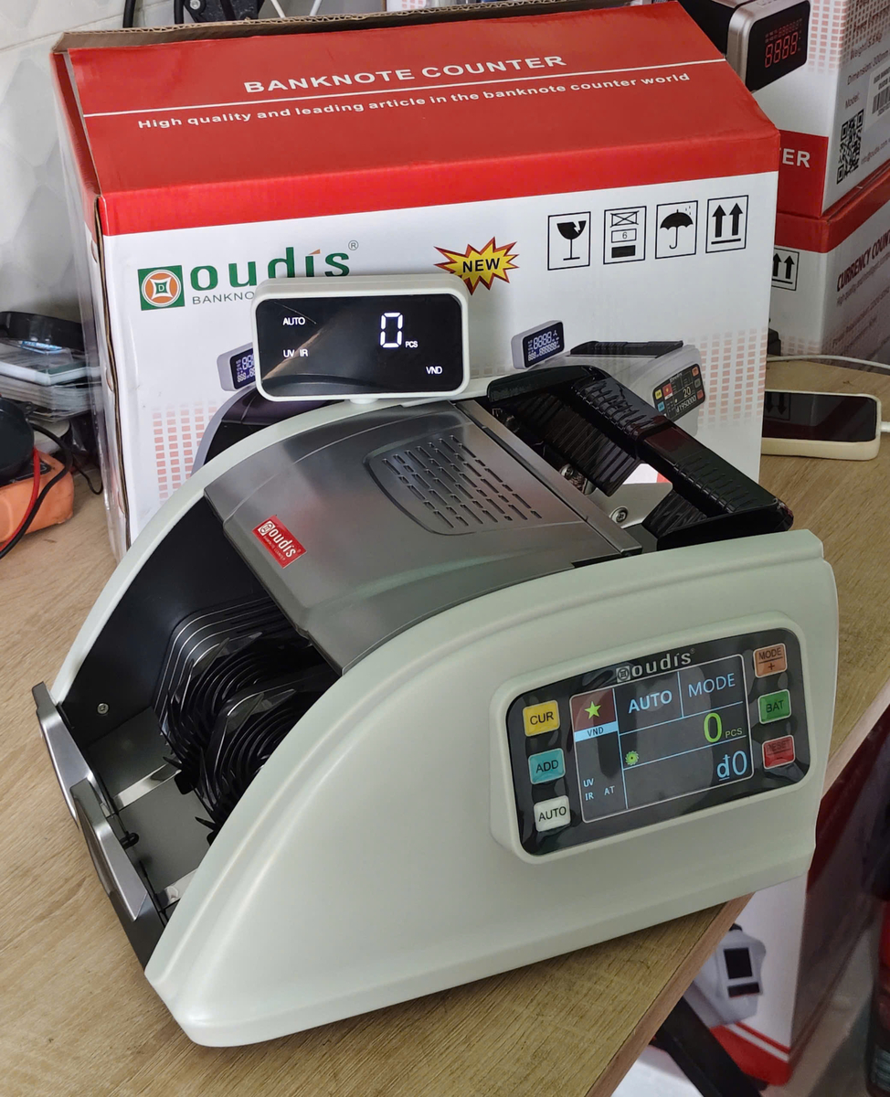 Máy đếm tiền Oudis 8899new  máy sử dụng Pin