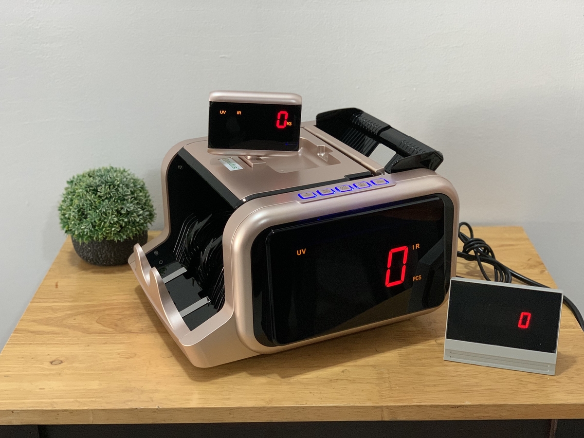 Máy đếm tiền Oudis 5200C Mành số lớn