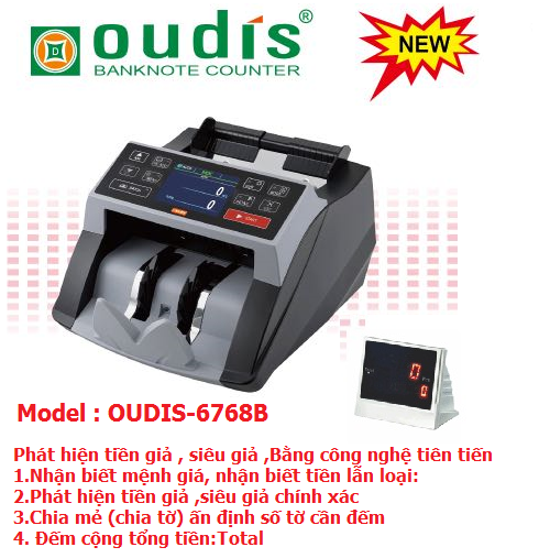 Máy đếm tiền Oudis 6768B