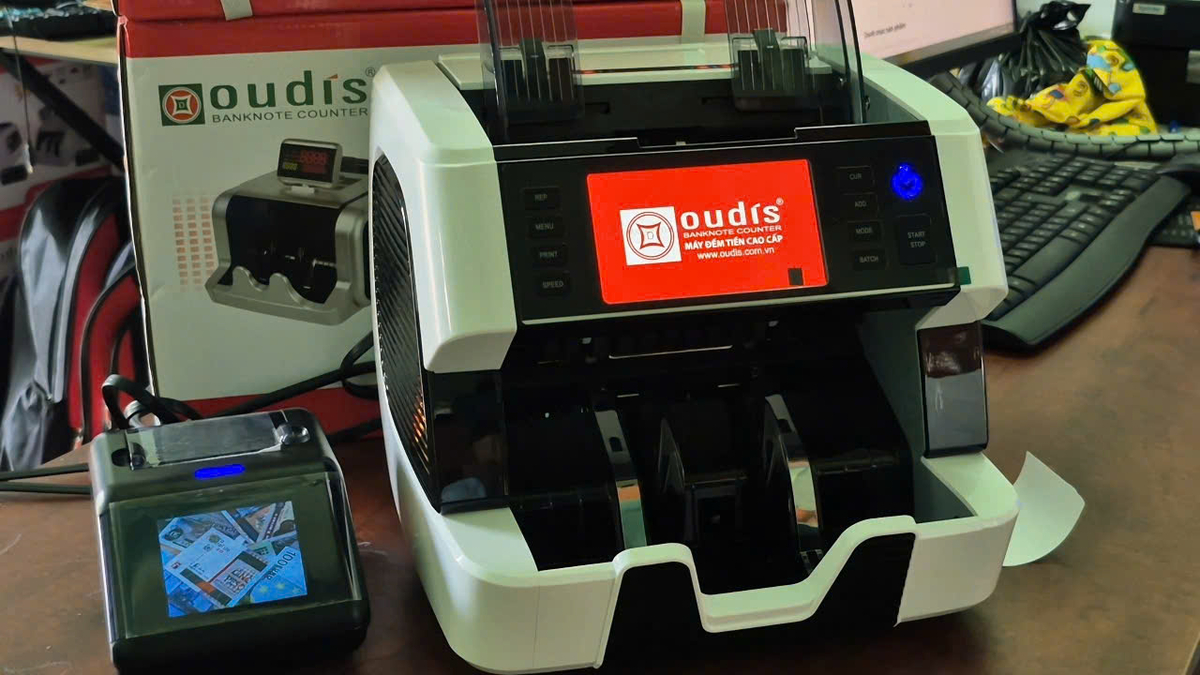Máy đếm tiền Oudis 920new - máy đếm và kiểm tra tiền ngoại tệ