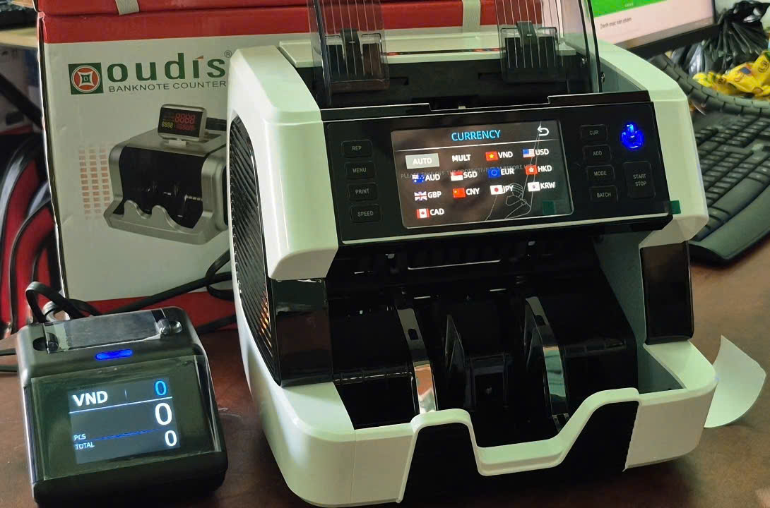 Máy đếm tiền Oudis 920new - máy đếm và kiểm tra tiền ngoại tệ